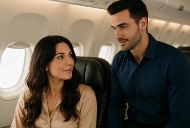 Ein heißer Flug in die Nacht - Sexgeschichte im Flugzeug