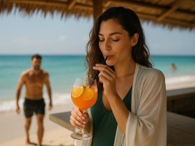Eine Frau an einer Strandbar Sexgschichte mit einer Urlaubs Sexgeschichte