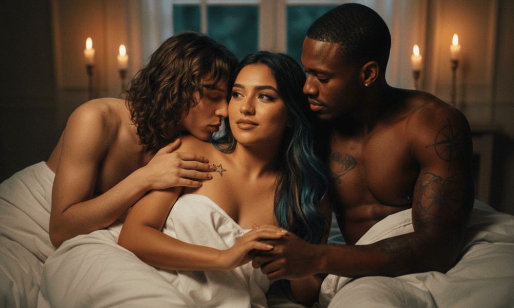 unser_erster_Dreier_Erotische_Sexgeschichte