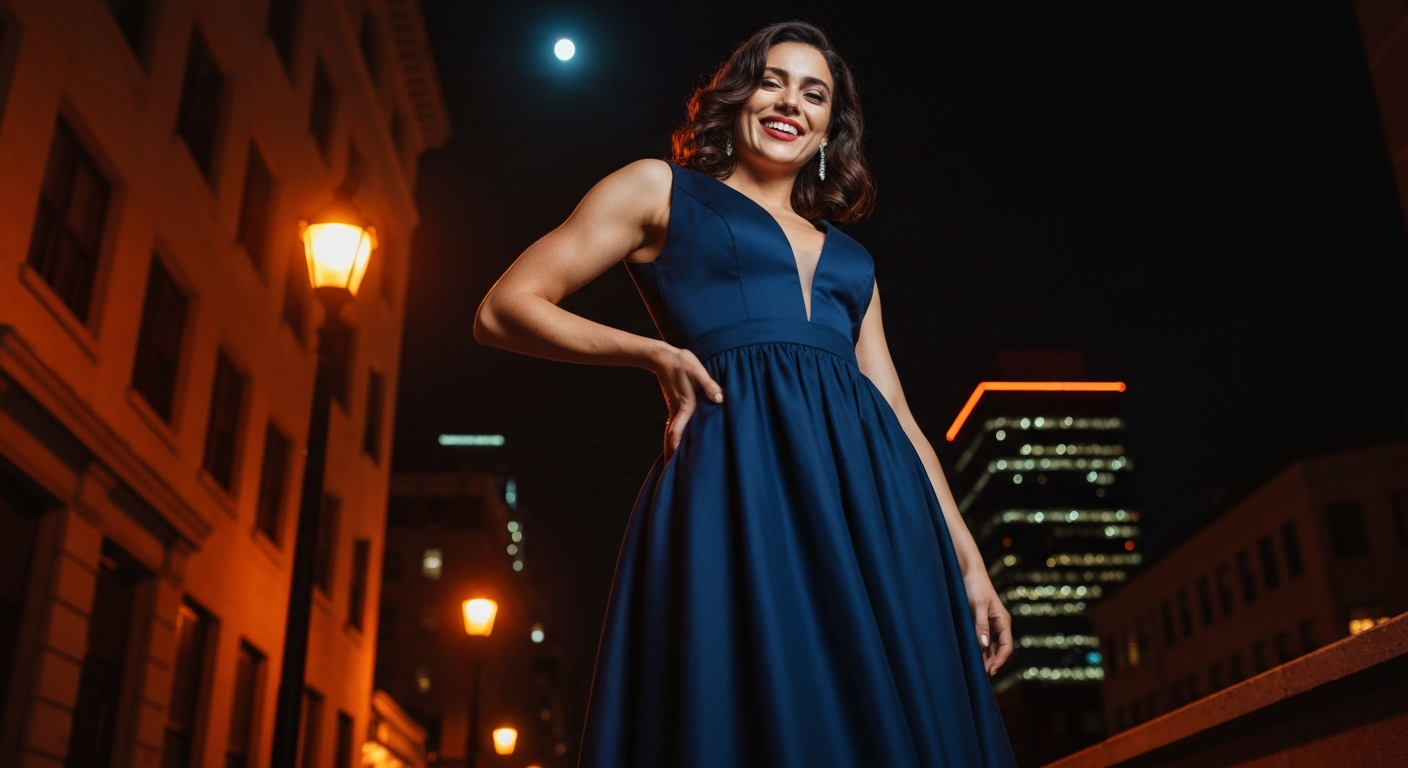 Cinematic 35mm film still of woman with long blonde curly hair, fair porcelain skin, athletic hourglass body type, wearing th