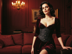 Paar erkundet intensive BDSM-Fantasien in luxuriösem Hotelzimmer mit Fesseln und Dominanz