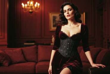 Paar erkundet intensive BDSM-Fantasien in luxuriösem Hotelzimmer mit Fesseln und Dominanz