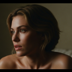 Gruppe von Kollegen bei spontaner heißer Strandparty unter Sternenhimmel mit Cocktails und nackter Haut