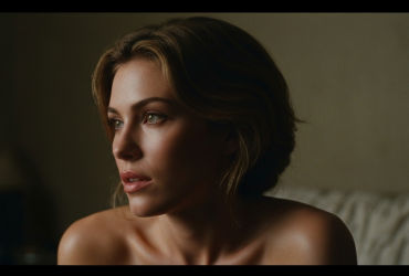 Gruppe von Kollegen bei spontaner heißer Strandparty unter Sternenhimmel mit Cocktails und nackter Haut