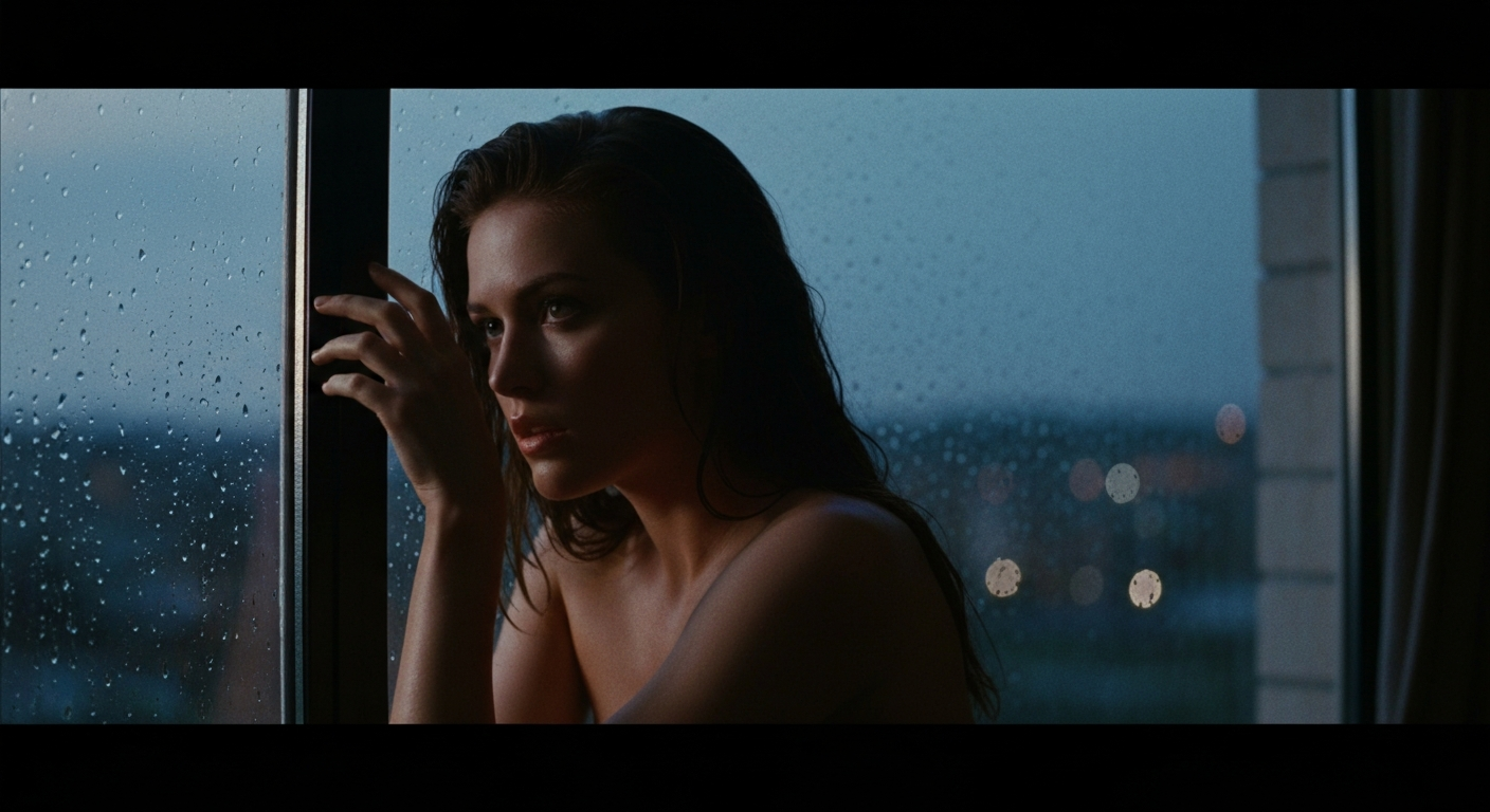 Zwei Frauen bei einer intensiven Begegnung im Hotelzimmer während eines gemeinsamen Urlaubs