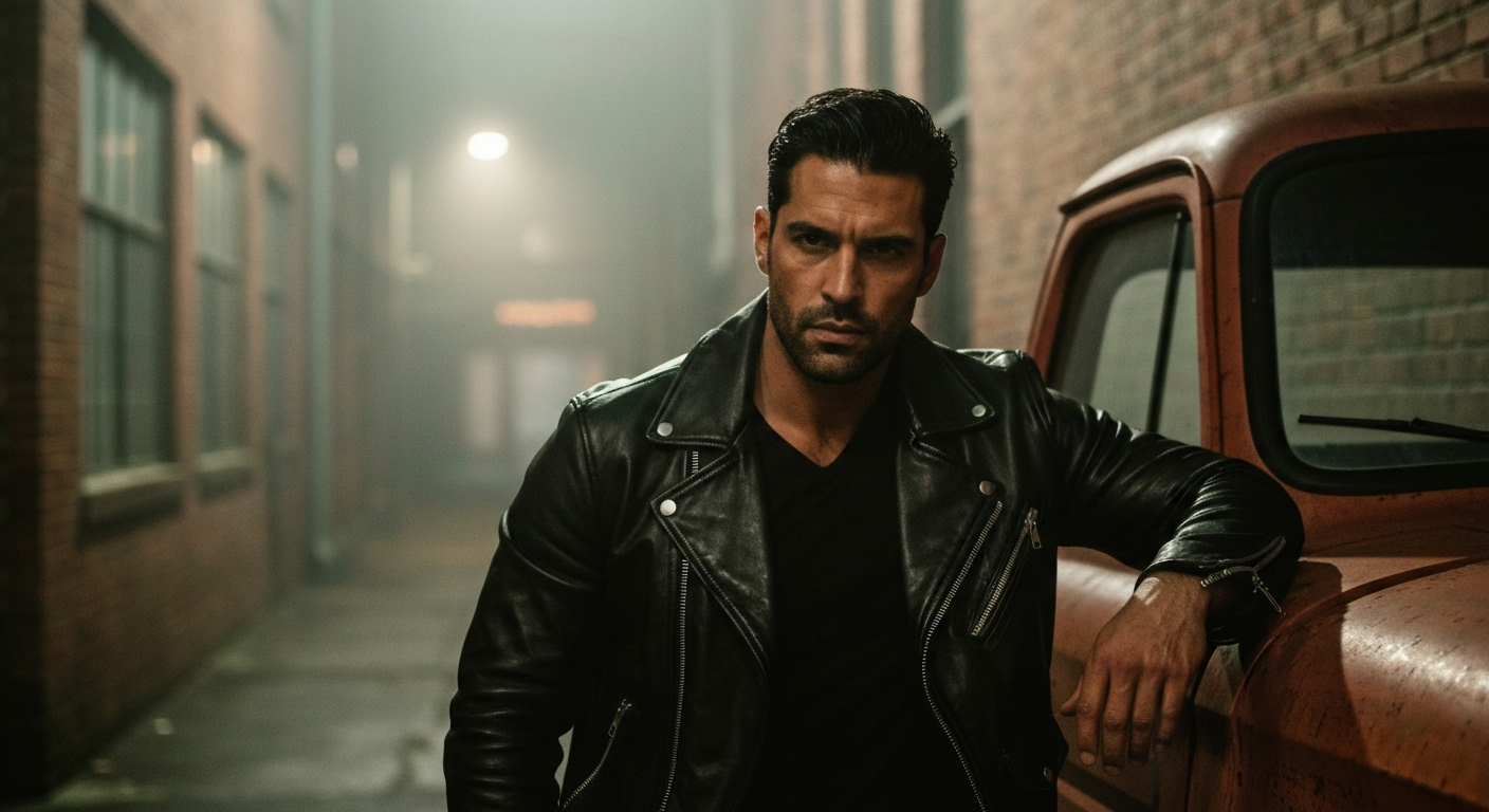 Cinematic 35mm film still of woman with shoulder-length dark blonde hair, fair skin with warm undertones, athletic curvy body