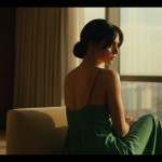 Paar teilt sinnliche Momente mit anderen in luxuriösem Hotelzimmer bei romantischer Atmosphäre
